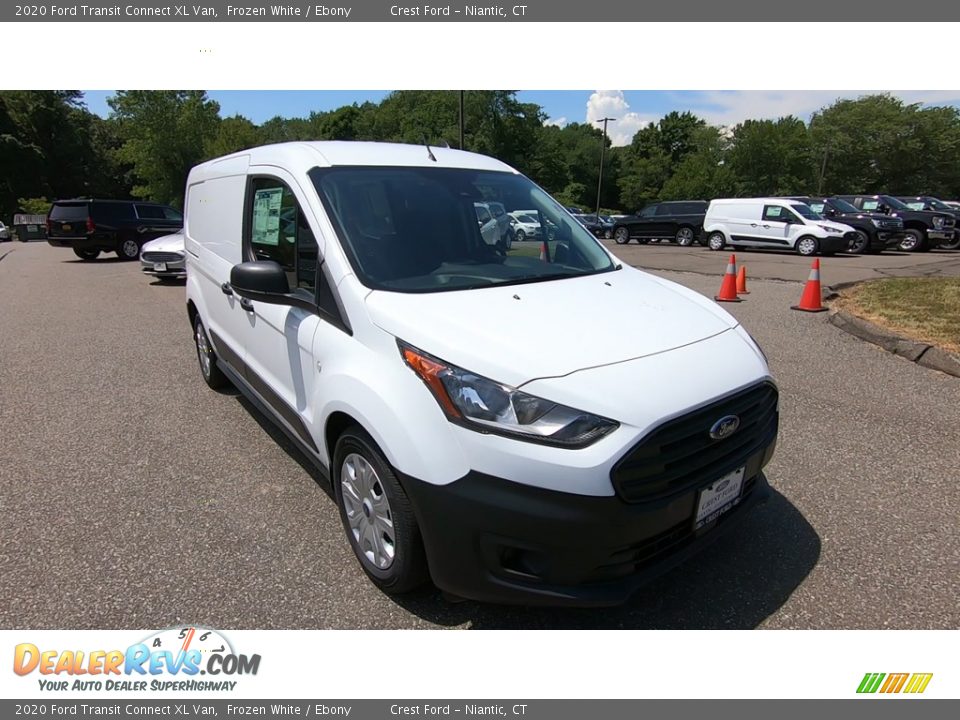 2020 Ford Transit Connect XL Van Frozen White / Ebony Photo #1