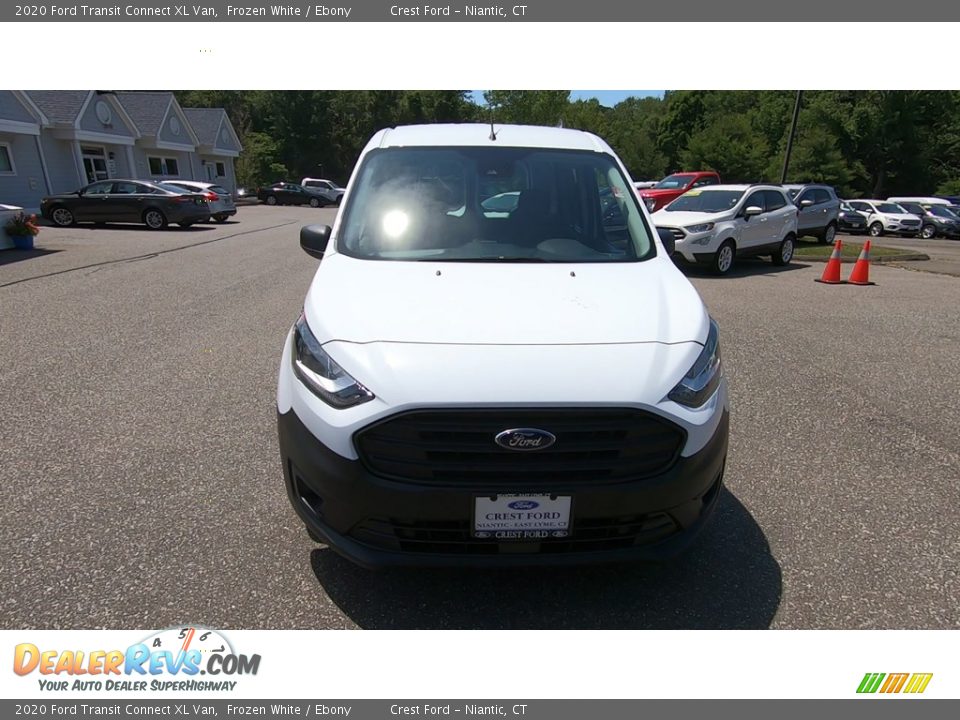 2020 Ford Transit Connect XL Van Frozen White / Ebony Photo #2