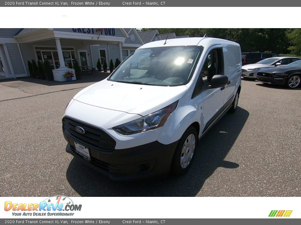 2020 Ford Transit Connect XL Van Frozen White / Ebony Photo #3