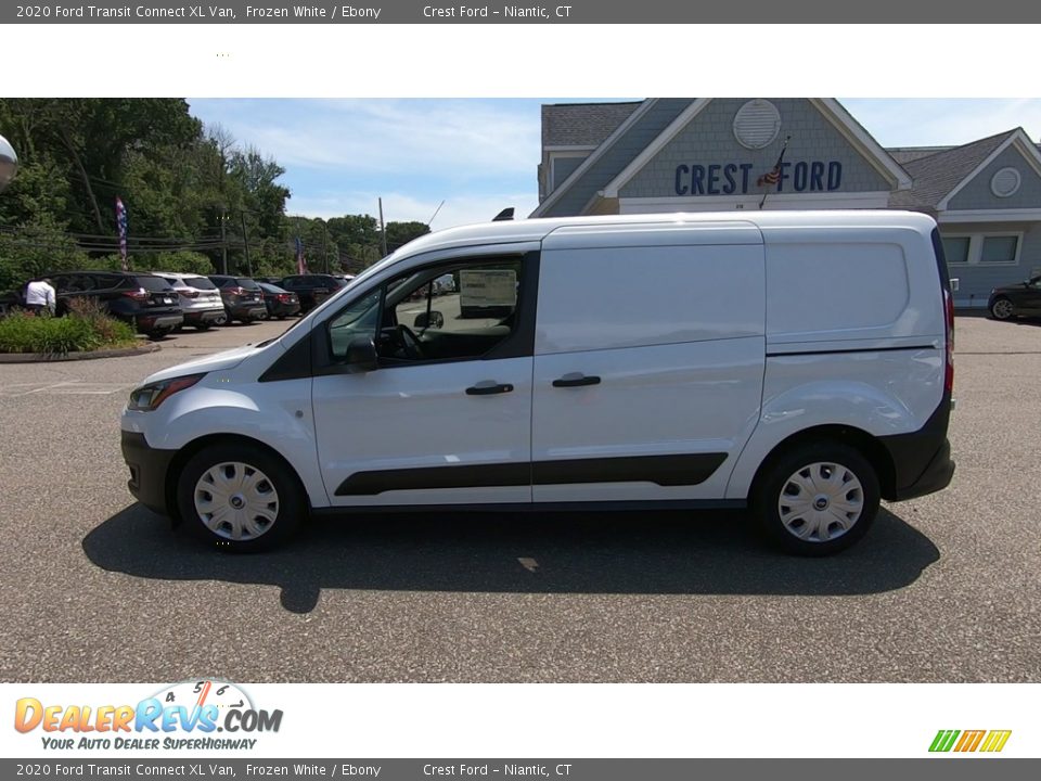 2020 Ford Transit Connect XL Van Frozen White / Ebony Photo #4