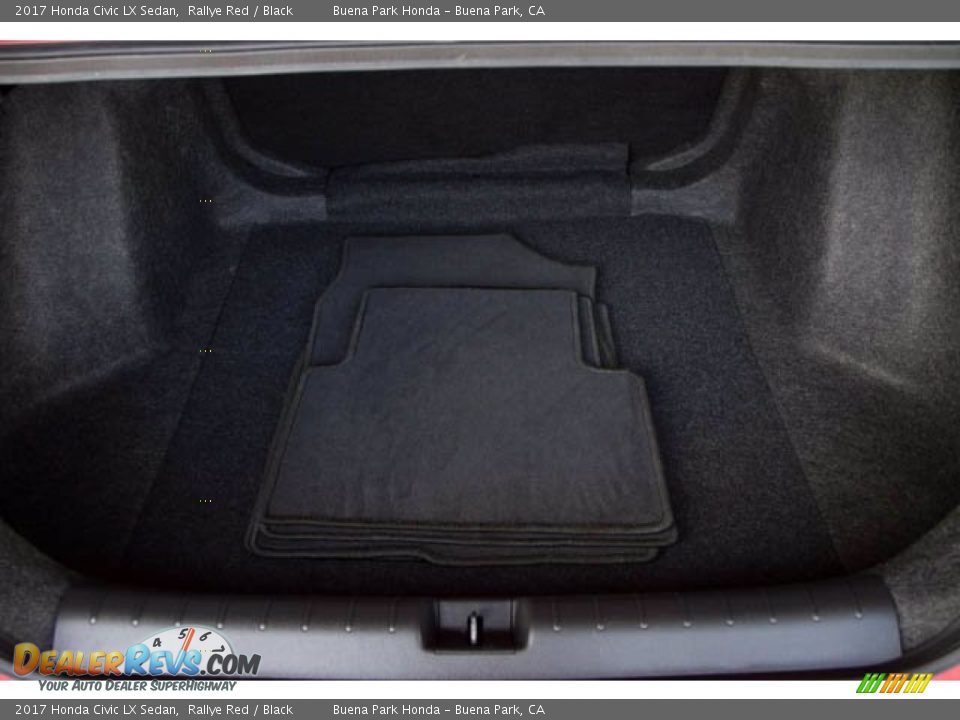 2017 Honda Civic LX Sedan Rallye Red / Black Photo #18