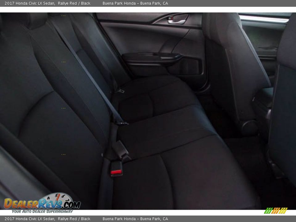 2017 Honda Civic LX Sedan Rallye Red / Black Photo #19