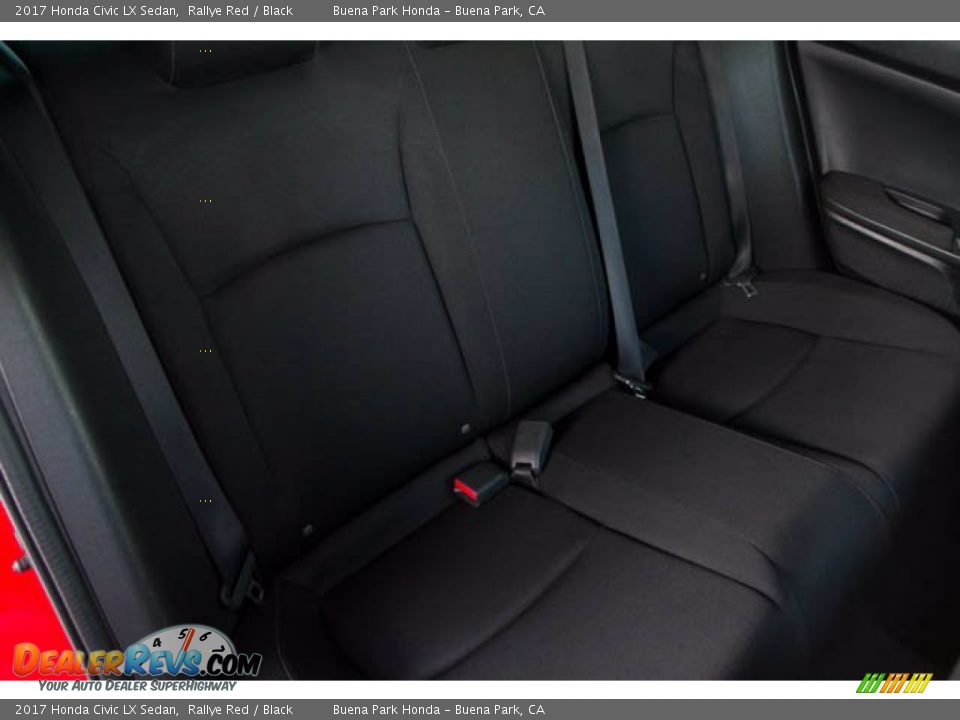 2017 Honda Civic LX Sedan Rallye Red / Black Photo #20