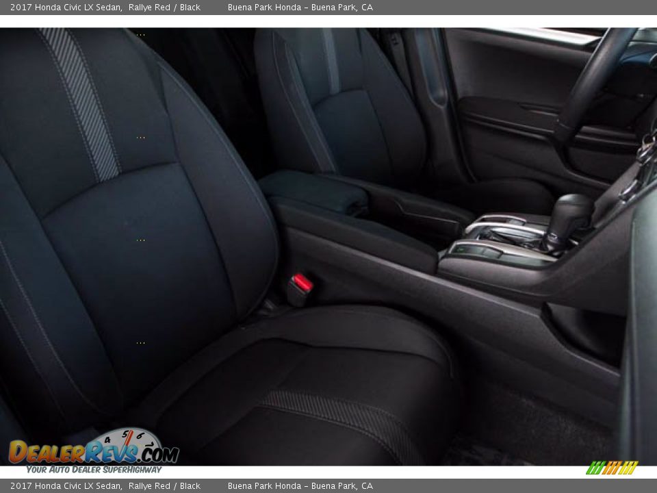 2017 Honda Civic LX Sedan Rallye Red / Black Photo #22
