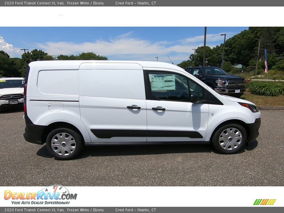 2020 Ford Transit Connect XL Van Frozen White / Ebony Photo #8