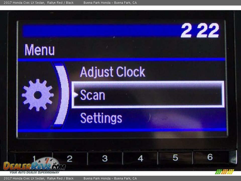 2017 Honda Civic LX Sedan Rallye Red / Black Photo #23