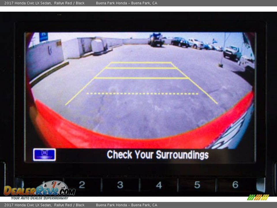 2017 Honda Civic LX Sedan Rallye Red / Black Photo #25