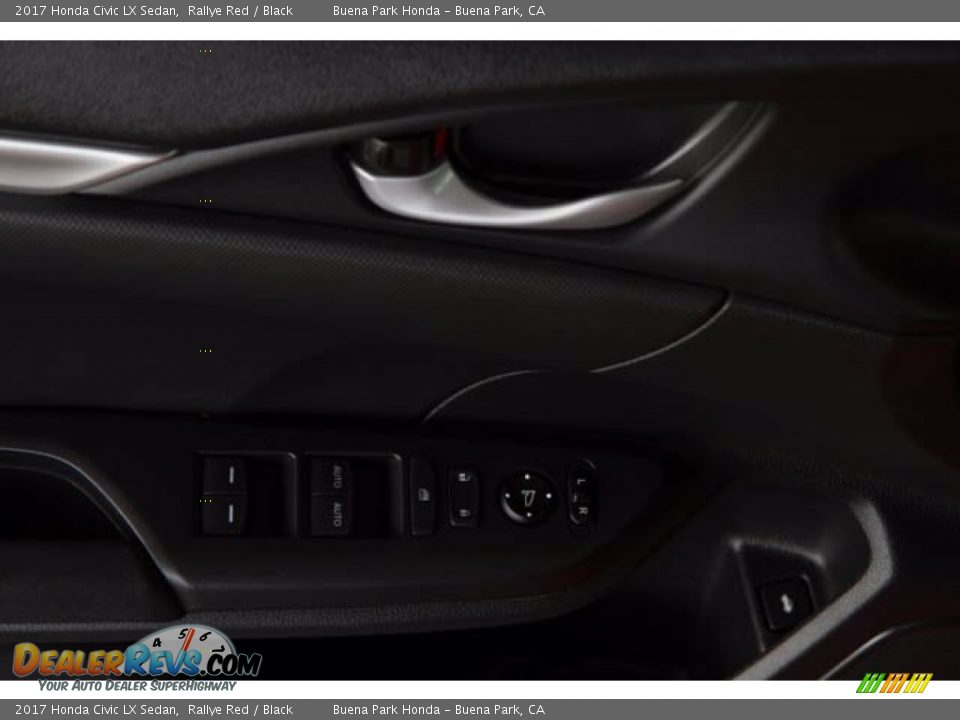 2017 Honda Civic LX Sedan Rallye Red / Black Photo #27