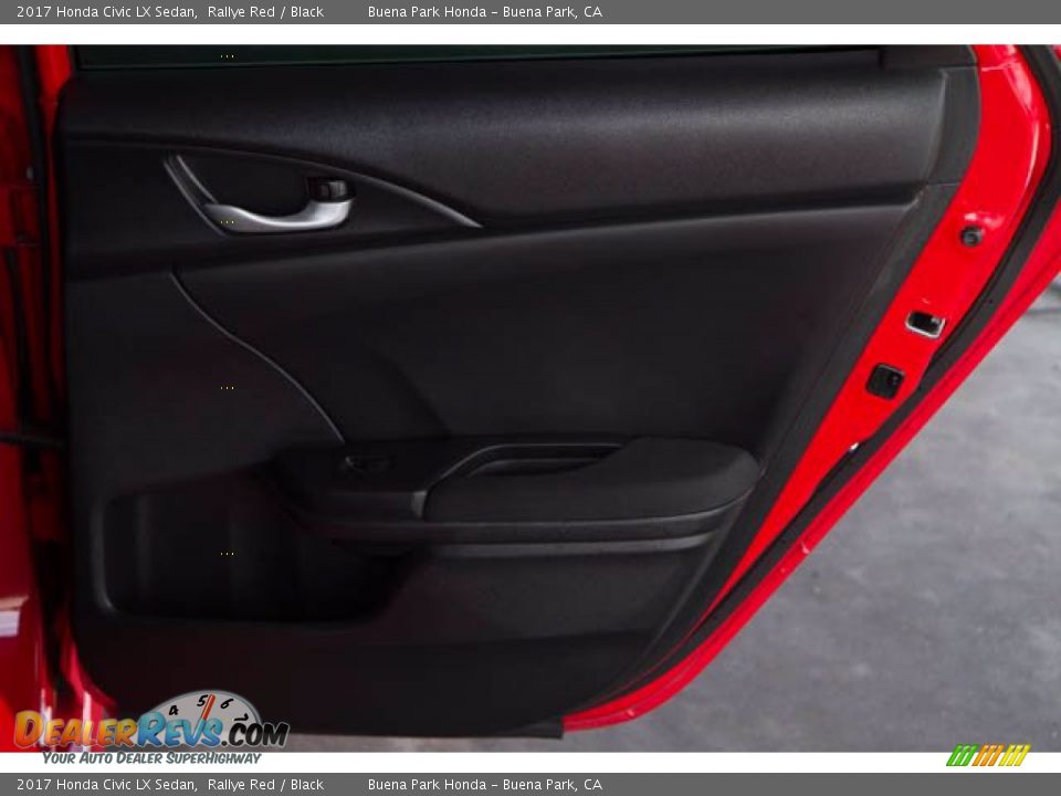 2017 Honda Civic LX Sedan Rallye Red / Black Photo #29