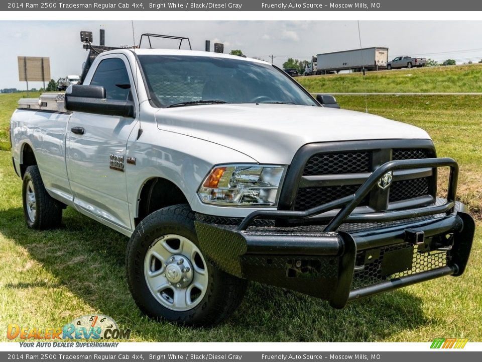 2014 Ram 2500 Tradesman Regular Cab 4x4 Bright White / Black/Diesel Gray Photo #1