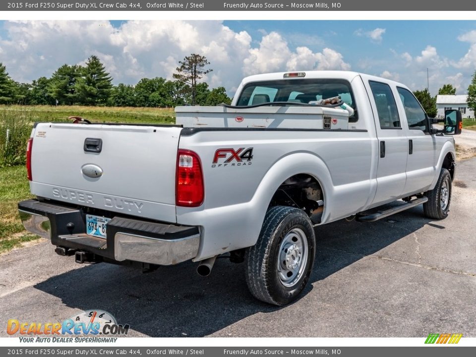 2015 Ford F250 Super Duty XL Crew Cab 4x4 Oxford White / Steel Photo #4