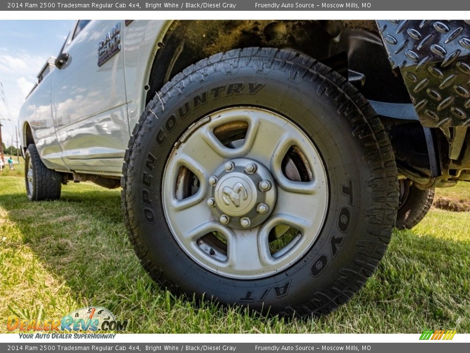 2014 Ram 2500 Tradesman Regular Cab 4x4 Bright White / Black/Diesel Gray Photo #2