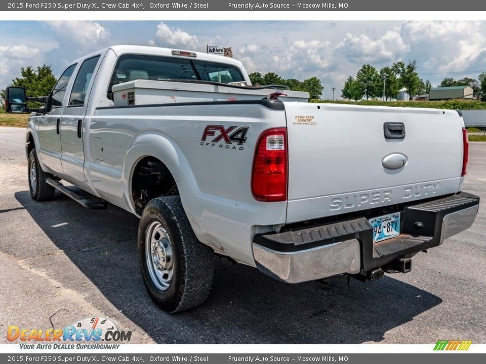 2015 Ford F250 Super Duty XL Crew Cab 4x4 Oxford White / Steel Photo #6