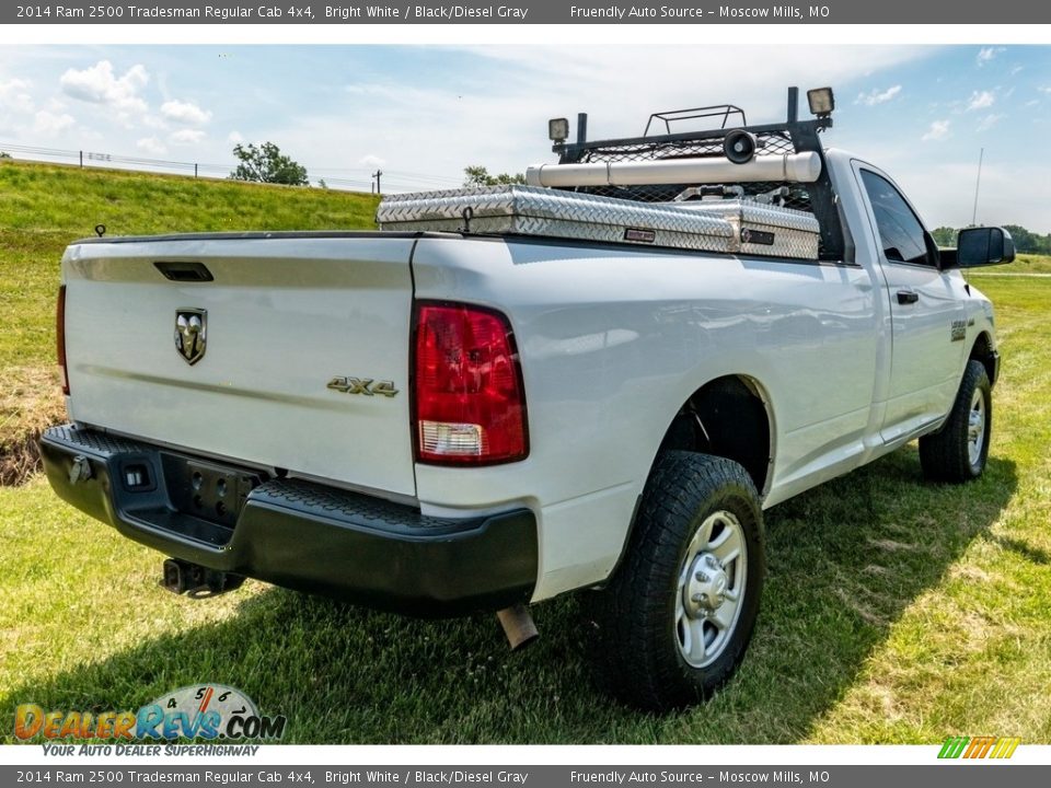 2014 Ram 2500 Tradesman Regular Cab 4x4 Bright White / Black/Diesel Gray Photo #4