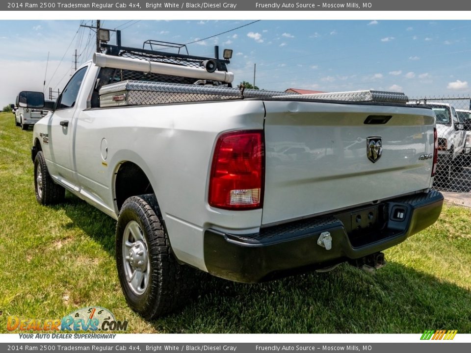 2014 Ram 2500 Tradesman Regular Cab 4x4 Bright White / Black/Diesel Gray Photo #6