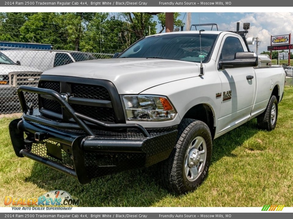 2014 Ram 2500 Tradesman Regular Cab 4x4 Bright White / Black/Diesel Gray Photo #8