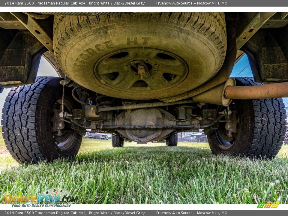 2014 Ram 2500 Tradesman Regular Cab 4x4 Bright White / Black/Diesel Gray Photo #14