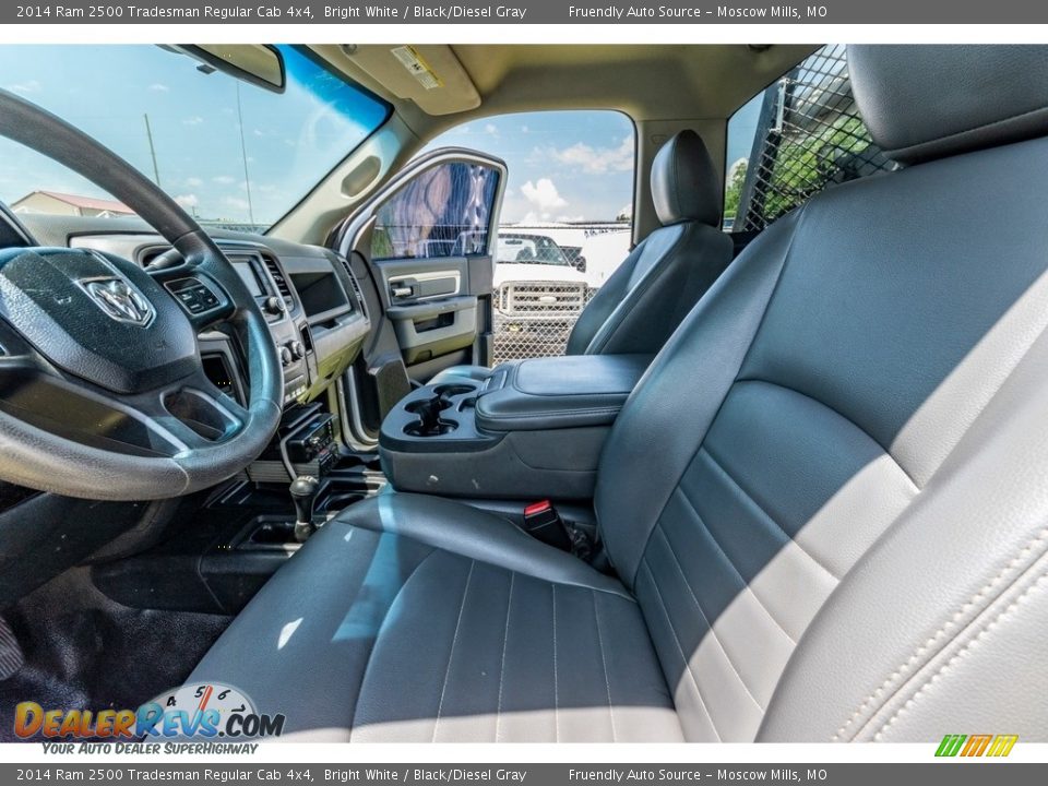 2014 Ram 2500 Tradesman Regular Cab 4x4 Bright White / Black/Diesel Gray Photo #20