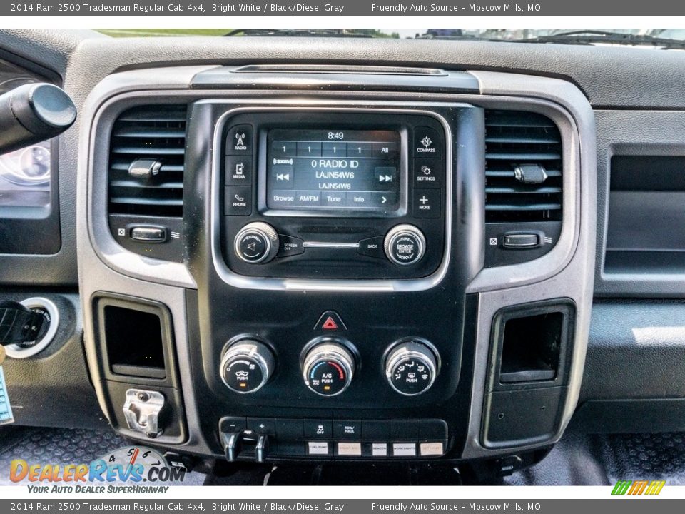 2014 Ram 2500 Tradesman Regular Cab 4x4 Bright White / Black/Diesel Gray Photo #34