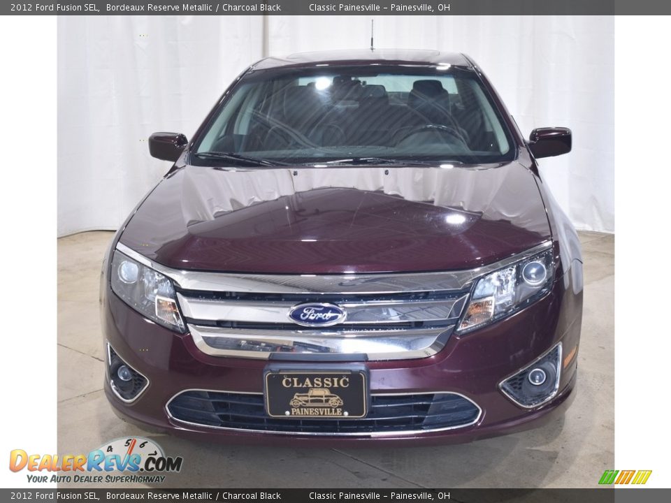 2012 Ford Fusion SEL Bordeaux Reserve Metallic / Charcoal Black Photo #4