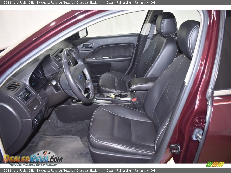 2012 Ford Fusion SEL Bordeaux Reserve Metallic / Charcoal Black Photo #7