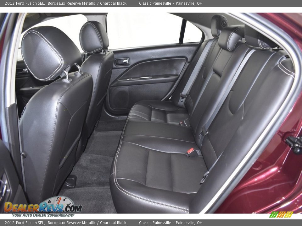 2012 Ford Fusion SEL Bordeaux Reserve Metallic / Charcoal Black Photo #8