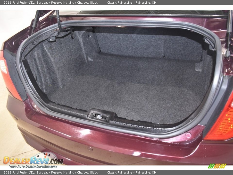 2012 Ford Fusion SEL Bordeaux Reserve Metallic / Charcoal Black Photo #9