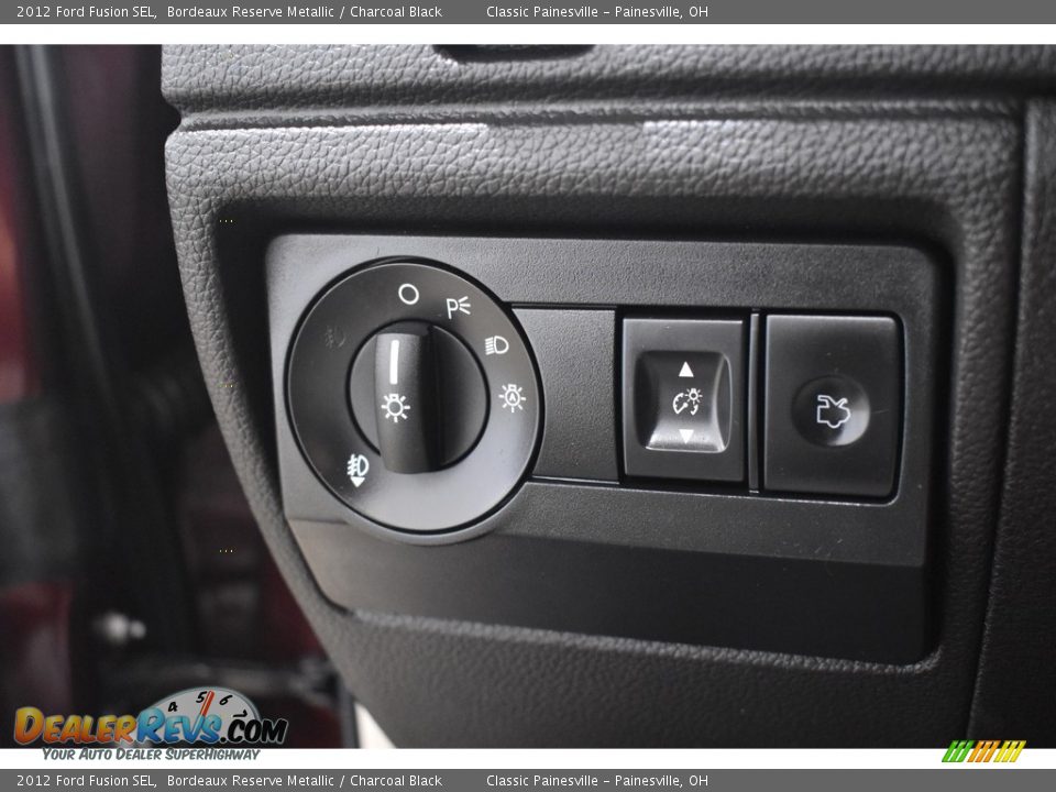 2012 Ford Fusion SEL Bordeaux Reserve Metallic / Charcoal Black Photo #11