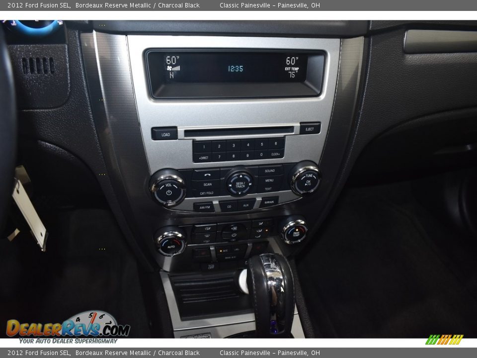 2012 Ford Fusion SEL Bordeaux Reserve Metallic / Charcoal Black Photo #13