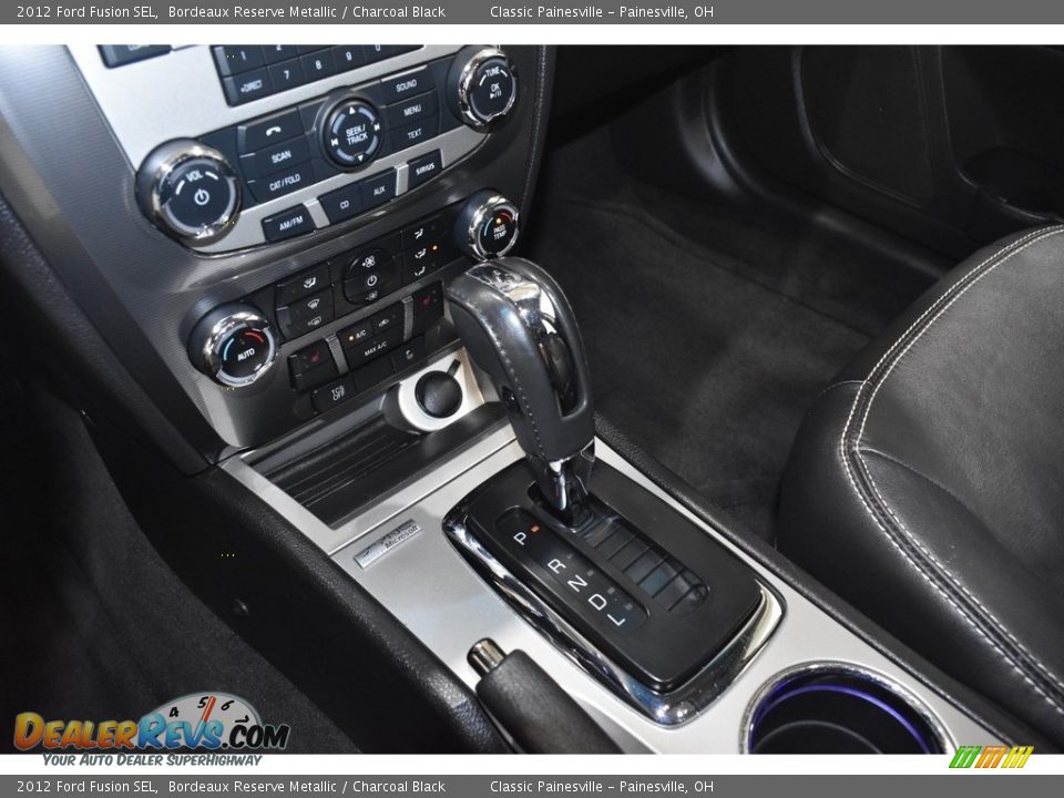 2012 Ford Fusion SEL Bordeaux Reserve Metallic / Charcoal Black Photo #14