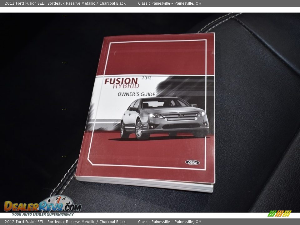 2012 Ford Fusion SEL Bordeaux Reserve Metallic / Charcoal Black Photo #16