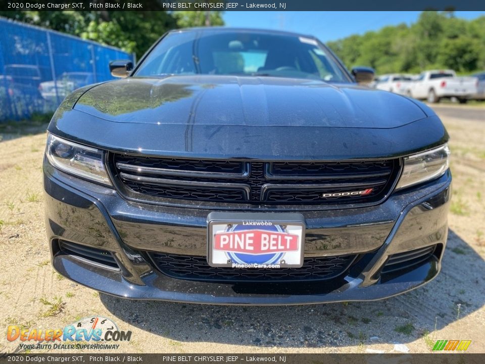 2020 Dodge Charger SXT Pitch Black / Black Photo #3