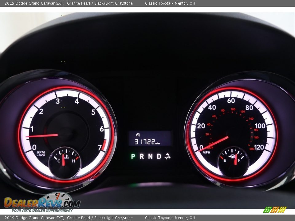 2019 Dodge Grand Caravan SXT Granite Pearl / Black/Light Graystone Photo #8