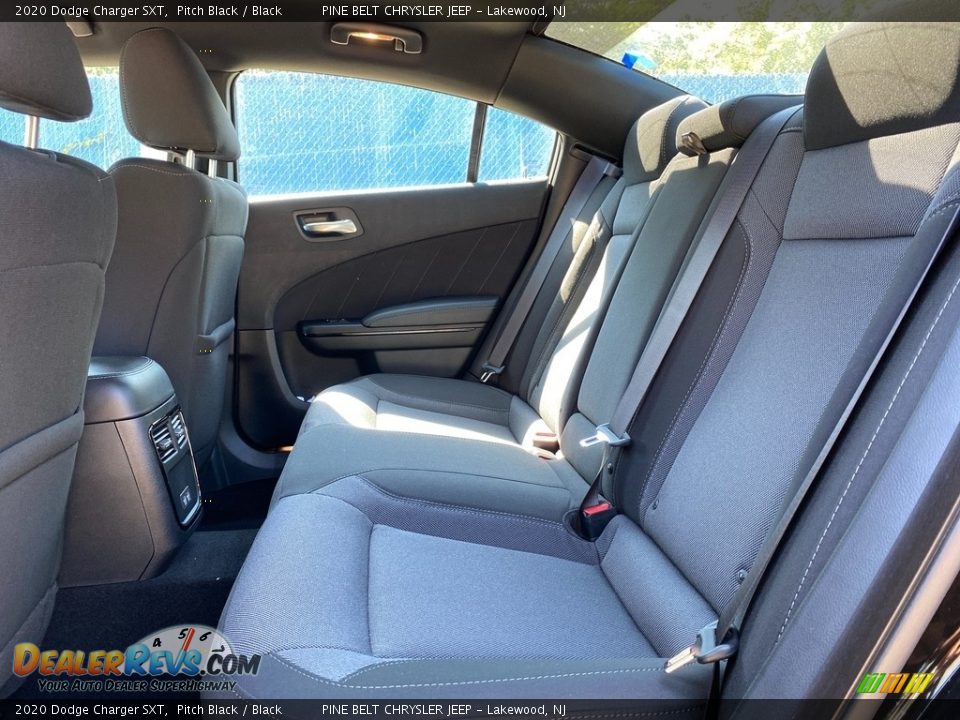 2020 Dodge Charger SXT Pitch Black / Black Photo #7