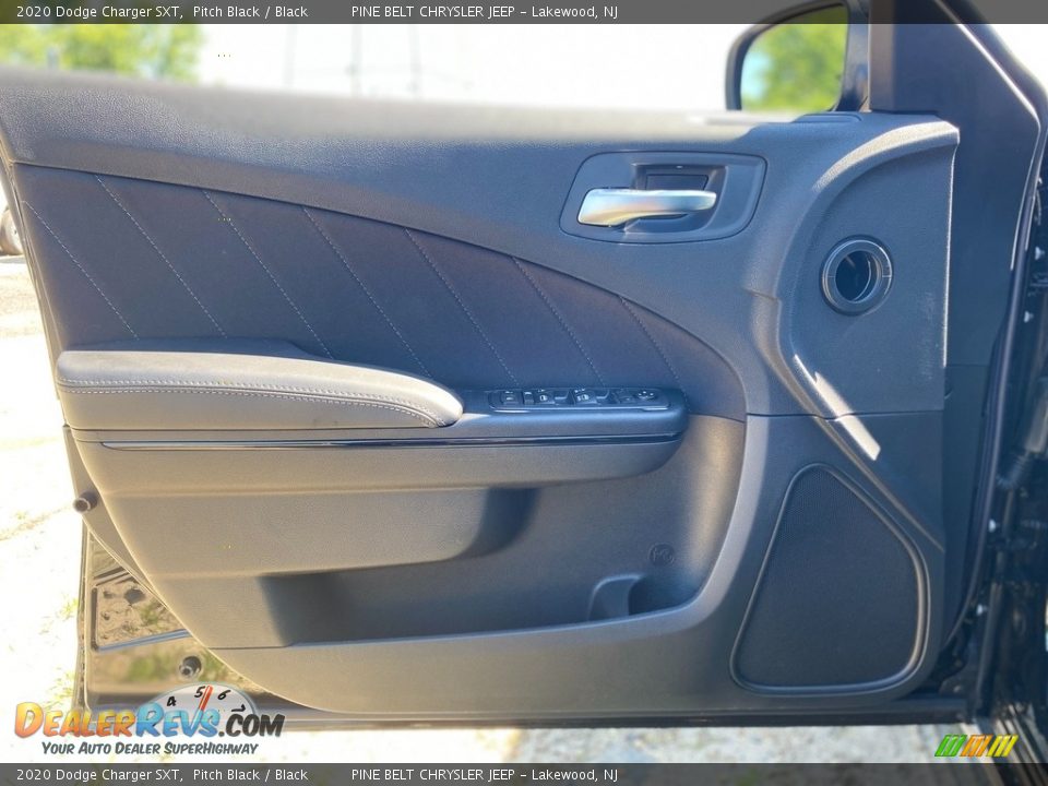 2020 Dodge Charger SXT Pitch Black / Black Photo #8
