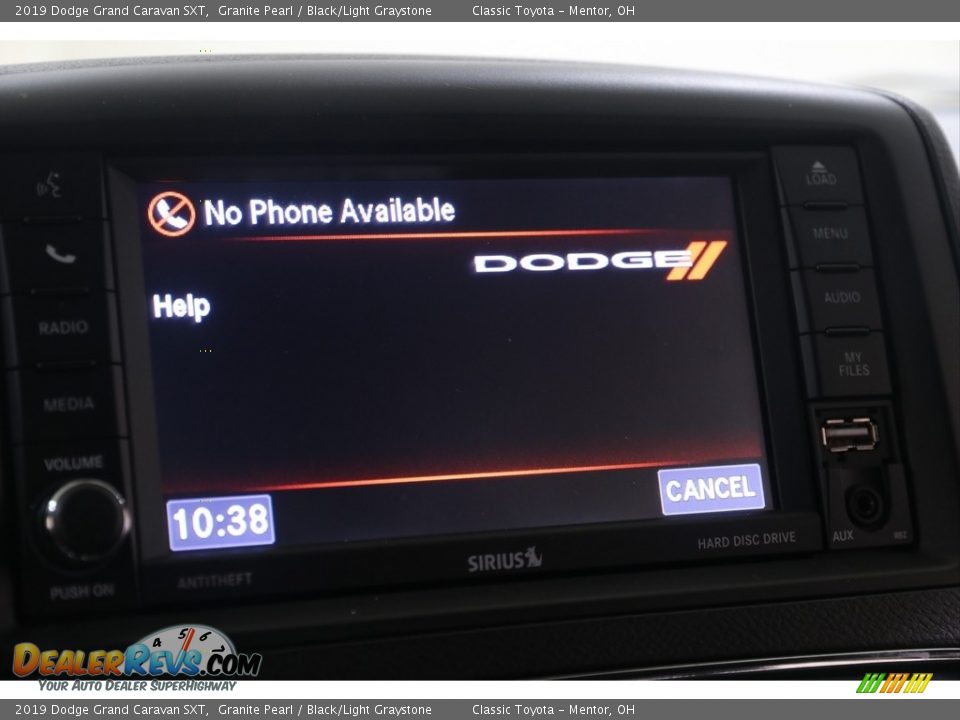2019 Dodge Grand Caravan SXT Granite Pearl / Black/Light Graystone Photo #12