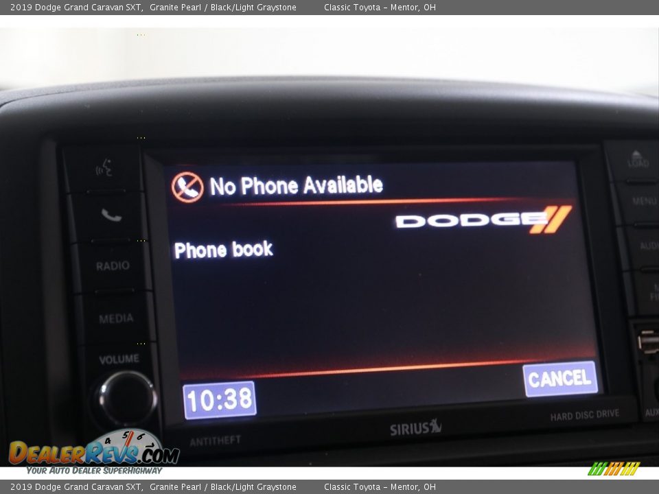 2019 Dodge Grand Caravan SXT Granite Pearl / Black/Light Graystone Photo #13