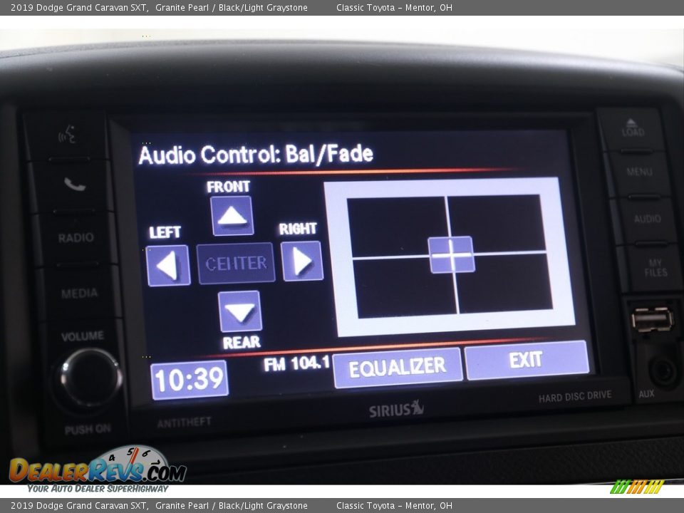 2019 Dodge Grand Caravan SXT Granite Pearl / Black/Light Graystone Photo #15