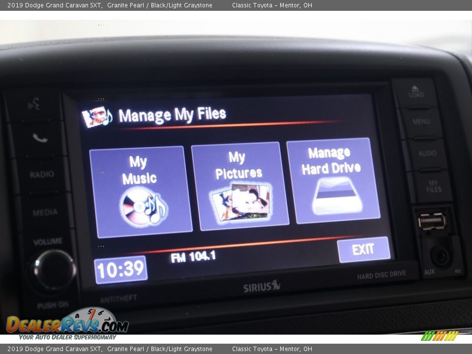 2019 Dodge Grand Caravan SXT Granite Pearl / Black/Light Graystone Photo #16