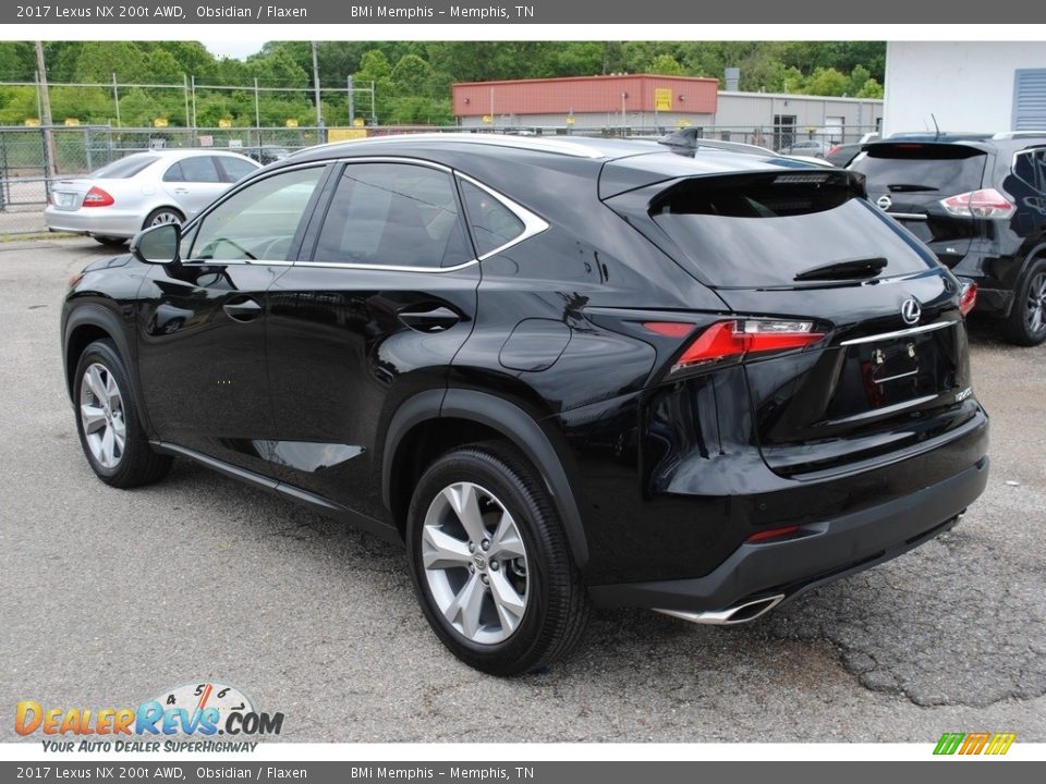 2017 Lexus NX 200t AWD Obsidian / Flaxen Photo #3