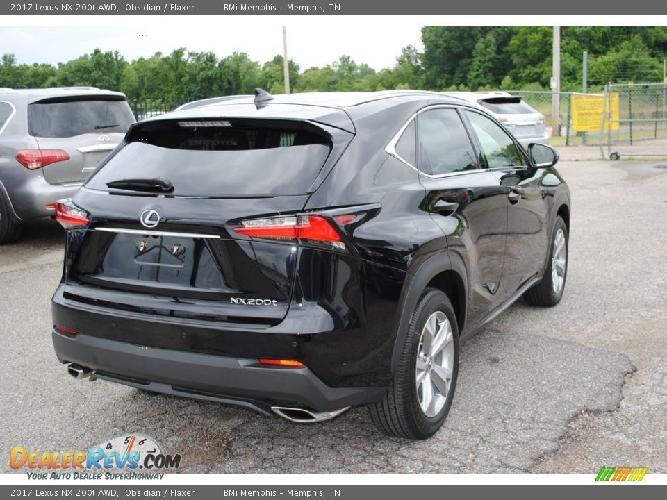 2017 Lexus NX 200t AWD Obsidian / Flaxen Photo #5