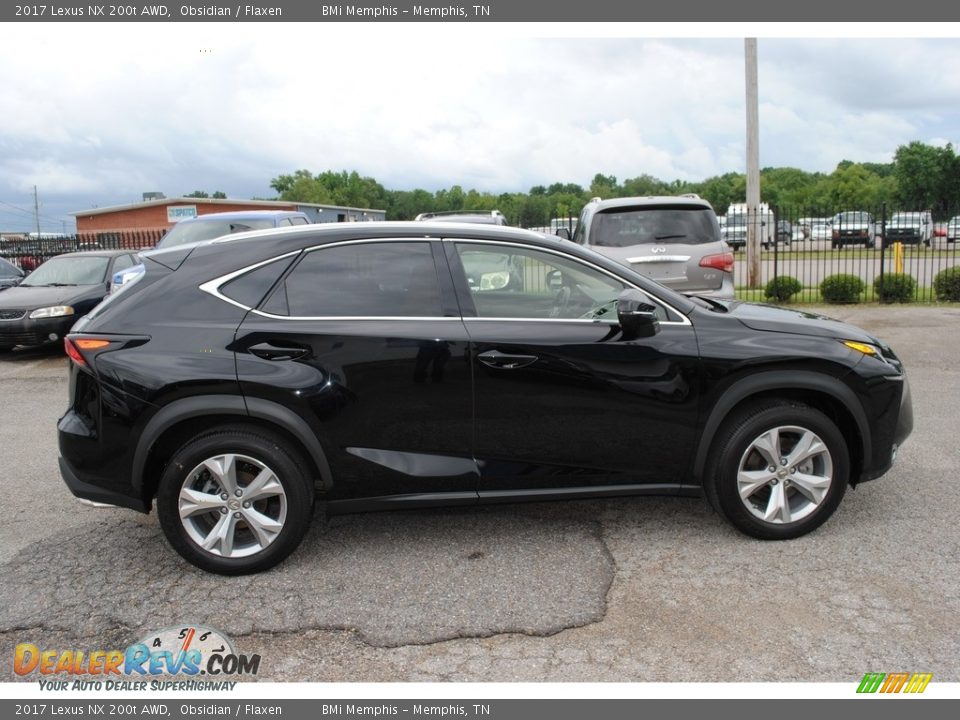 2017 Lexus NX 200t AWD Obsidian / Flaxen Photo #6