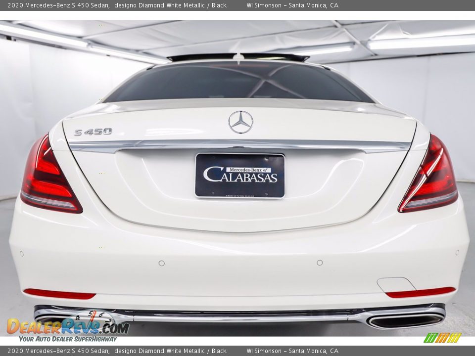 2020 Mercedes-Benz S 450 Sedan designo Diamond White Metallic / Black Photo #4