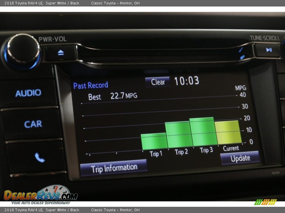 2018 Toyota RAV4 LE Super White / Black Photo #11