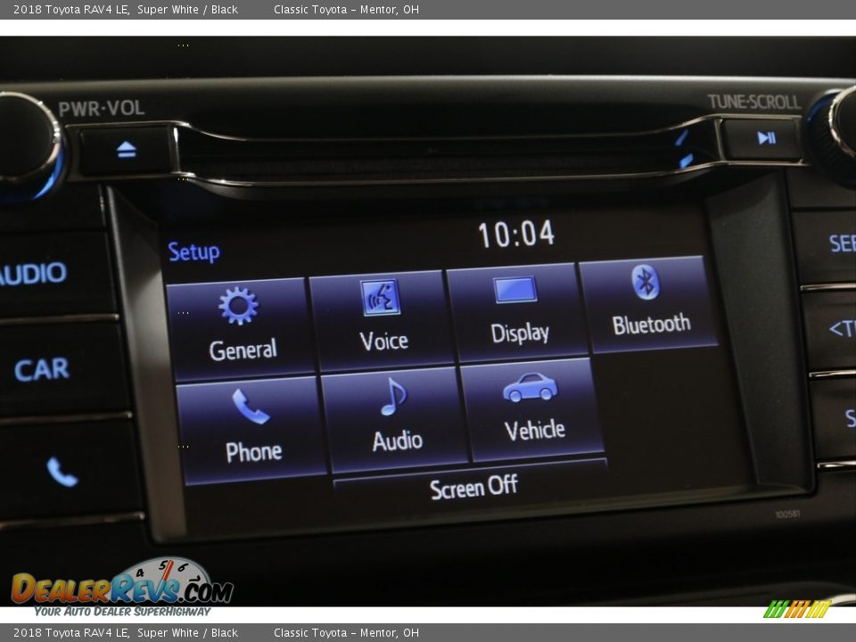 2018 Toyota RAV4 LE Super White / Black Photo #13