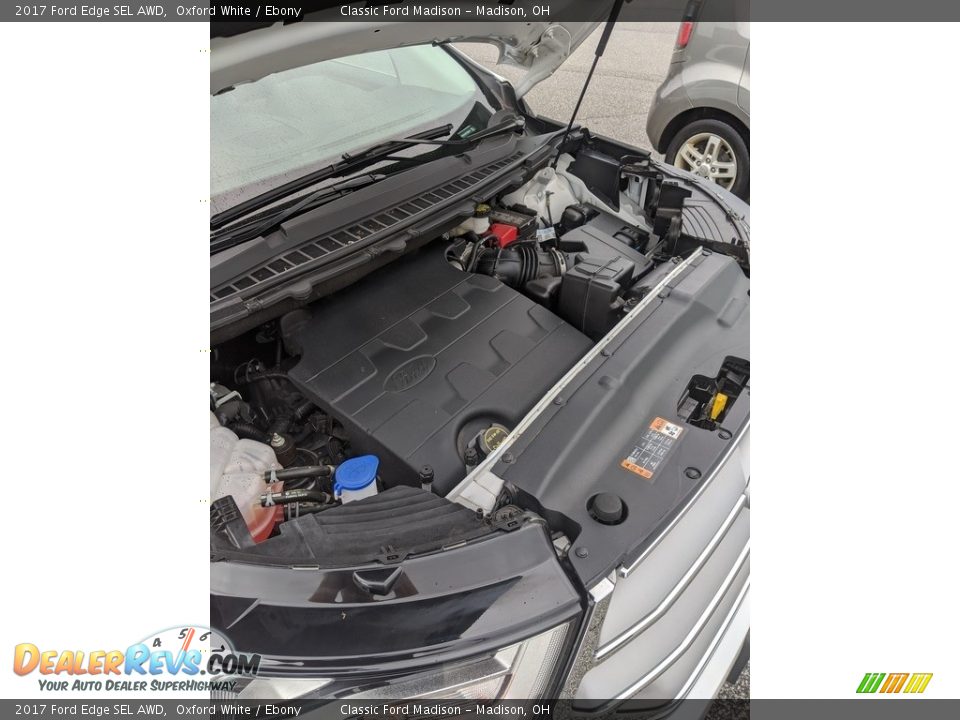 2017 Ford Edge SEL AWD Oxford White / Ebony Photo #2