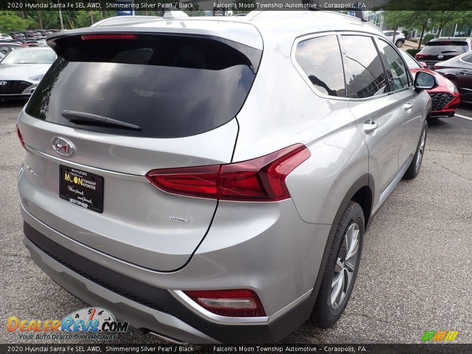2020 Hyundai Santa Fe SEL AWD Shimmering Silver Pearl / Black Photo #2