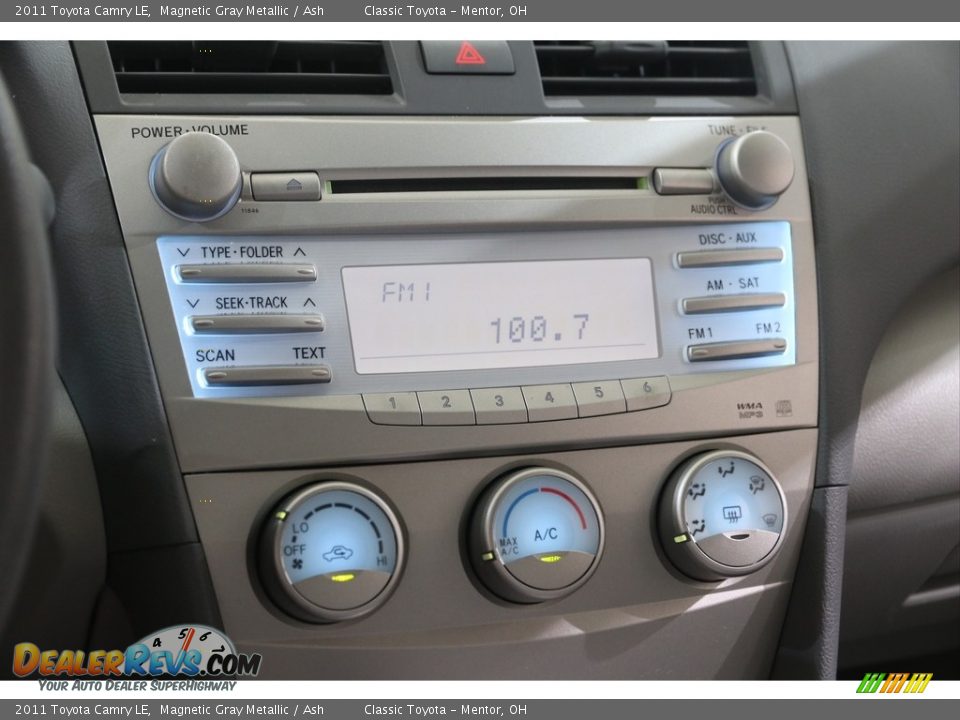 2011 Toyota Camry LE Magnetic Gray Metallic / Ash Photo #10