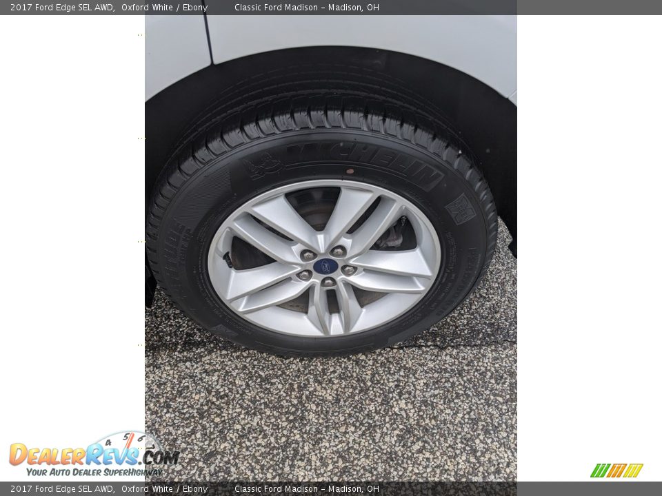 2017 Ford Edge SEL AWD Oxford White / Ebony Photo #3