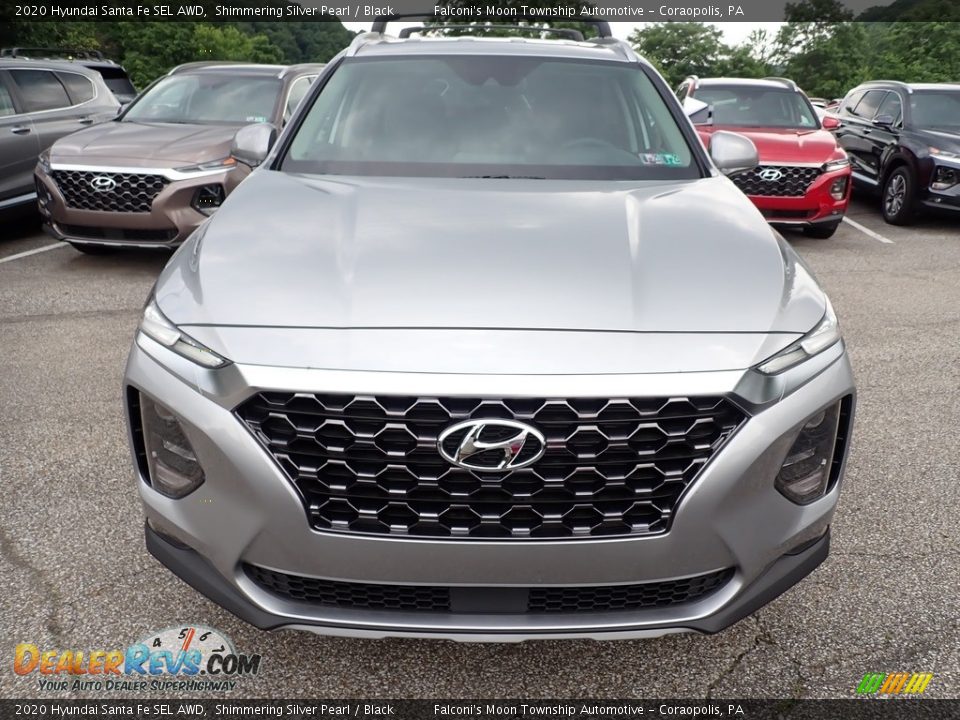 2020 Hyundai Santa Fe SEL AWD Shimmering Silver Pearl / Black Photo #4